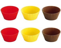 Papilotki silikonowe DELICIA, 6 szt.