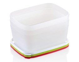 Zdrowe pojemniki do zamrażarki PURITY, 1.0 l, 3 szt.