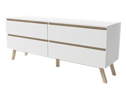Komoda Thor szeroka cztery szuflady