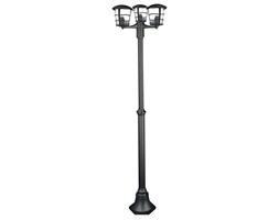 ALORIA-Lampa podłogowa zewnętrzna 3 źródła Aluminium Wys.191cm