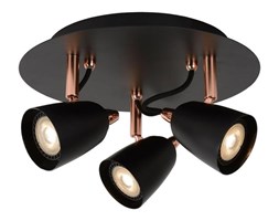 RIDE-LED-Plafon 3 Reflektorki Nastawne Metal Ø25cm