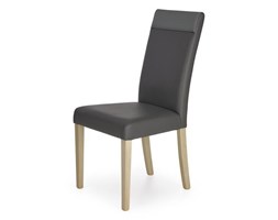 Tapicerowane drewniane krzesło Norbert