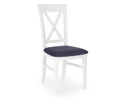 Drewniane krzesło z tapicerowanym siedziskiem Bergamo