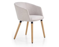 Tapicerowane krzesło na drewnianych nogach K266
