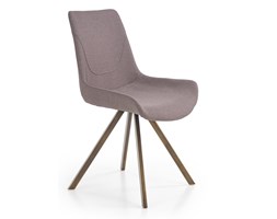 Krzesło tapicerowane tkaniną na stalowych nogach K290