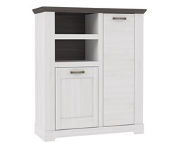 Wysoka Komoda GRLK322-L42 Gasparo Forte Dąb Śnieżny, Sosna Szara