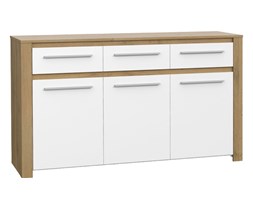 Komoda RGGK234 Rahisi Forte Biały, Dąb Postarzany