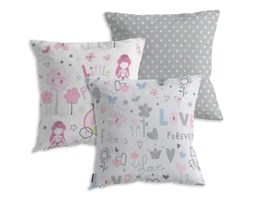 Dekoria Poszewki 3-pack Little World 05, 43x43