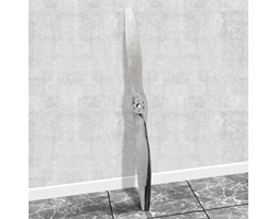 vidaXL Ozdobne, aluminiowe srebrne śmigło na ścianę 182 cm