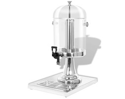 vidaXL Dozownik do soku, stal nierdzewna, 8 L