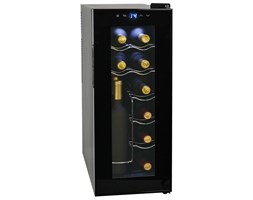 vidaXL Chłodziarka do wina, 35 l, 12 butelek, wyświetlacz LCD