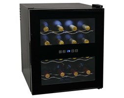 vidaXL Chłodziarka do wina, 48 l, 16 butelek, wyświetlacz LCD