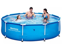Bestway Basen Steel Pro, okrągły z metalową ramą, 305 x 76 cm, 56406