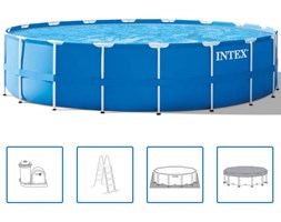 Intex Basen ogrodowy okrągły z metalową ramą, 549 x 122 cm, 28252GN