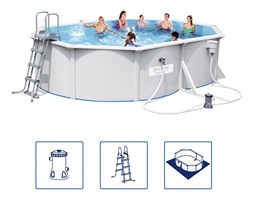Bestway Hydrium Basen ze stalową ramą, 500x360x120 cm 56583