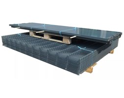 vidaXL Panele ogrodzeniowe 2D z słupkami - 2008x2030 mm 16 m Szare