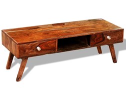 vidaXL Szafka vintage pod TV, drewno sheesham, 2 szuflady, 40 cm