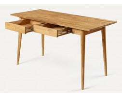 Signu Design Biurko dębowe Fabio