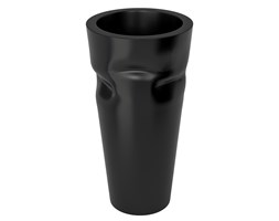Donica z polietylenu BENT ST-BENT69 czarny
