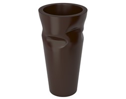 Donica z polietylenu BENT ST-BENT69-PD czekolada