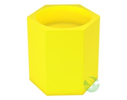 Donica z polietylenu CETO PL-CE60 cytryna