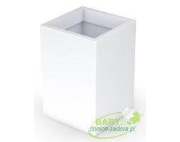 Donica z polietylenu QUADRI PL-QU60 biały