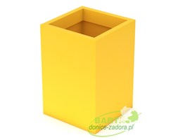 Donica z polietylenu QUADRI PL-QU60 cytryna