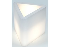 Donica z polietylenu TRITON PL-TR48-LIGHT biały podświetlany
