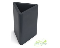 Donica z polietylenu TRITON PL-TR68-PD antracyt