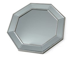 Lustro w lustrzanej ramie, szlifowane fazą, ośmiokąt.