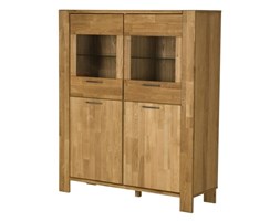 RIVA wysoka drewniana komoda szeroka