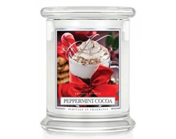 PEPPERMINT COCOA - świeca zapachowa KRINGLE CANDLE - 75 godzin