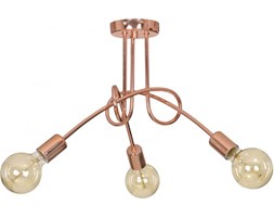 Nowoczesna Lampa Sufitowa Edison Loft Miedź