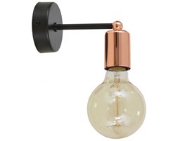 Nowoczesna Lampa Kinkiet Loft Miedź Chrom