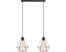 Lampa Wisząca Industrialna Loft Edison Miedź