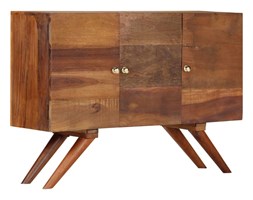 vidaXL Szafka z litego drewna odzyskanego, brązowa, 110 x 30 x 75 cm