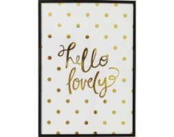 Dekoracja ścienna Hello Lovely 42x30cm