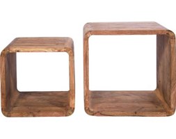Stolik kawowy Authentico Cube II (2/Set)