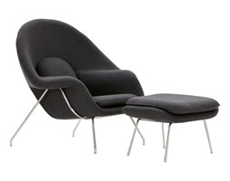 Fotel z podnóżkiem Snug szary kod: 5902385714631