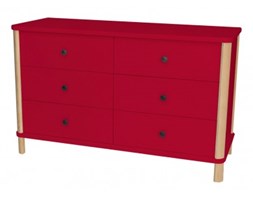 ASHME komoda small boy czerwona