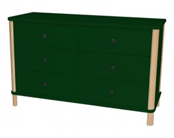 ASHME komoda small boy zielony butelkowy