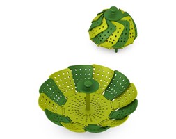 Koszyk LOTUS do gotowania na parze, zielony - Joseph Joseph - DECOSALON - Zakupy bez ryzyka