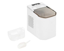 vidaXL Kostkarka do lodu, biała, 1,4 L ,15 kg/24 h