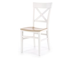 Krzesło do jadalni ze zdobionym oparciem Tutti