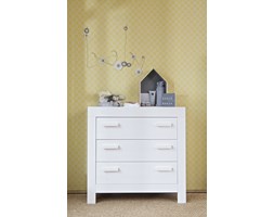 Komoda z szufladami NEW LIFE  vintage biała