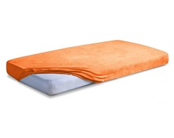 Prześcieradło Frotte Premium z gumką pomarańczowe 140x200