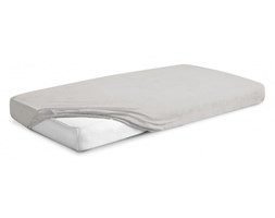 Prześcieradło Frotte Premium z gumką jasnoszare 90x200