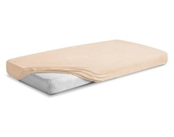 Prześcieradło Frotte Premium z gumką jasnobeżowe 220x200