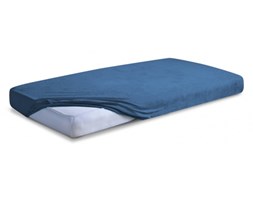 Prześcieradło Frotte Premium z gumką ciemnoniebieskie 120x200