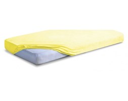 Prześcieradło Frotte Premium z gumką słomkowe 180x200
